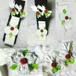 Tasty Raw Edge White DenimRosey Stax Set